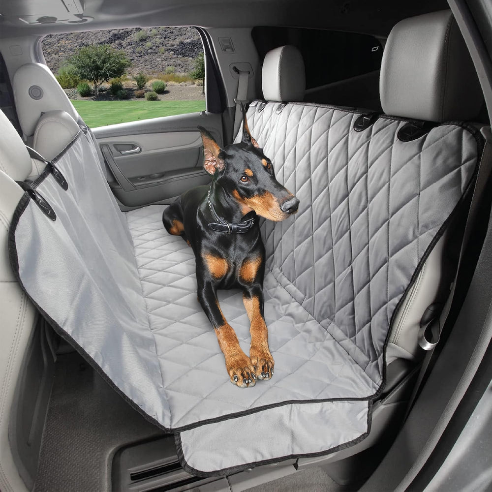 4Knines: cobertura de asiento trasero con hamaca para perros, protege suciedad y pelos.
