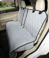 4Knines hamaca para asiento trasero XL ofrece cobertura amplia y protección para mascotas.