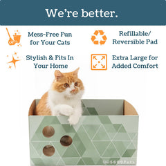 5609PETS refugio cómodo: la caja funciona como cama escondite para gatos.