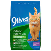 Imagen de 9Lives Indoor Essentials, bolsa frontal, croquetas sabrosas para gatos adultos indoor, para mantenimiento de peso.
