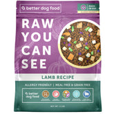 A Better Treat: kibble seco para perros con cordero, apoyo para digestión suave.