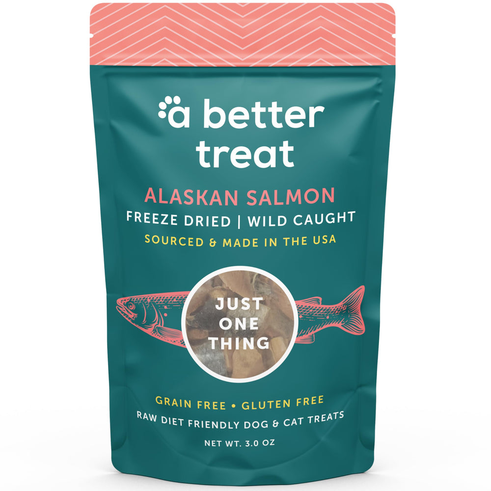A Better Treat salmón liofilizado para perros, recompensa sabrosa