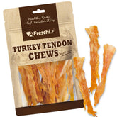 A Freschi srl tendones de pavo en empaque reutilizable para conservar frescura.