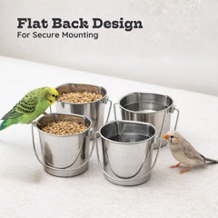 AASPIRE PETS cubeta colgante con mango, fácil de rellenar y colocar.