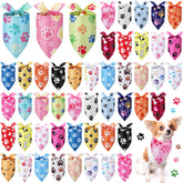 Abbylike bandanas con huellas para perro, ideal para paseos y fotos divertidas