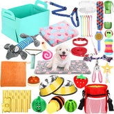 Abbylike kit inicio cachorros: juguetes masticables para entretenimiento seguro.