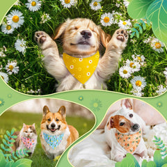 Abbylike bandana talla para perros, ajuste cómodo para diferentes tamaños.