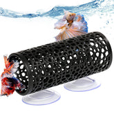Abizoo Betta Tunel negro: caverna pequeña ideal como refugio seguro para peces.
