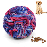 Ablechien Snuffle Ball con tela polar suave para juego seguro.
