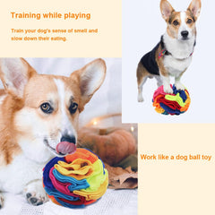 Ablechien Snuffle Ball promueve alimentación lenta y evita comer rápido.