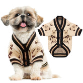 ABRRLO sudadera para perrito oso frontal: calor y estilo visibles.