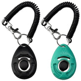 ABSONE clicador para perro con muñeca visible, refuerzo claro