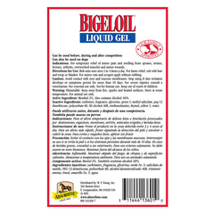 Aplicación controlada del gel Absorbine Bigeloil en zonas específicas
