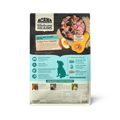 ACANA para cachorro con cerdo, proteína para crecimiento muscular.