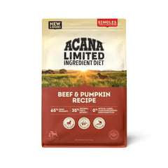 ACANA Singles carne de res y calabaza para perros, favorece la digestión.