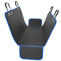 Active Pets cubre asiento trasero en azul para perros, protege contra pelos y suciedad.