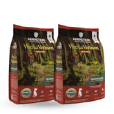Addiction Viva La Venison: empaque 2x4 lb, práctico para alimentar perros.