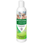Advantage Champú para perros mata pulgas y garrapatas al contacto.