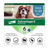 Advantage II para perro mediano: aplicación rápida y segura.
