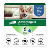 Advantage II XL: aplicación rápida en el pelaje para control inmediato de pulgas.
