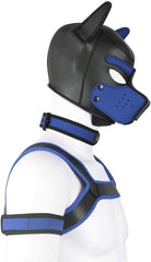 Aendu capucha perro neopreno azul, diseño ergonómico facilita respirar con orificios laterales