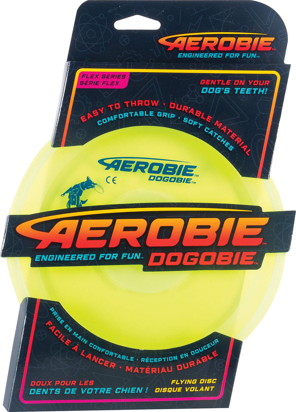 Aerobie Dogobie Disc: disco para perros en acción, ideal para juego y lanzamiento suave