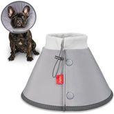 Cono suave y ligero de Agape para perros pequeños, confort diario.