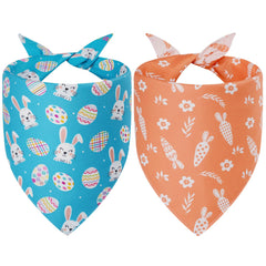 Bandanas de Pascua Agroon dúo para mascotas, color vibrante para sesiones festivas
