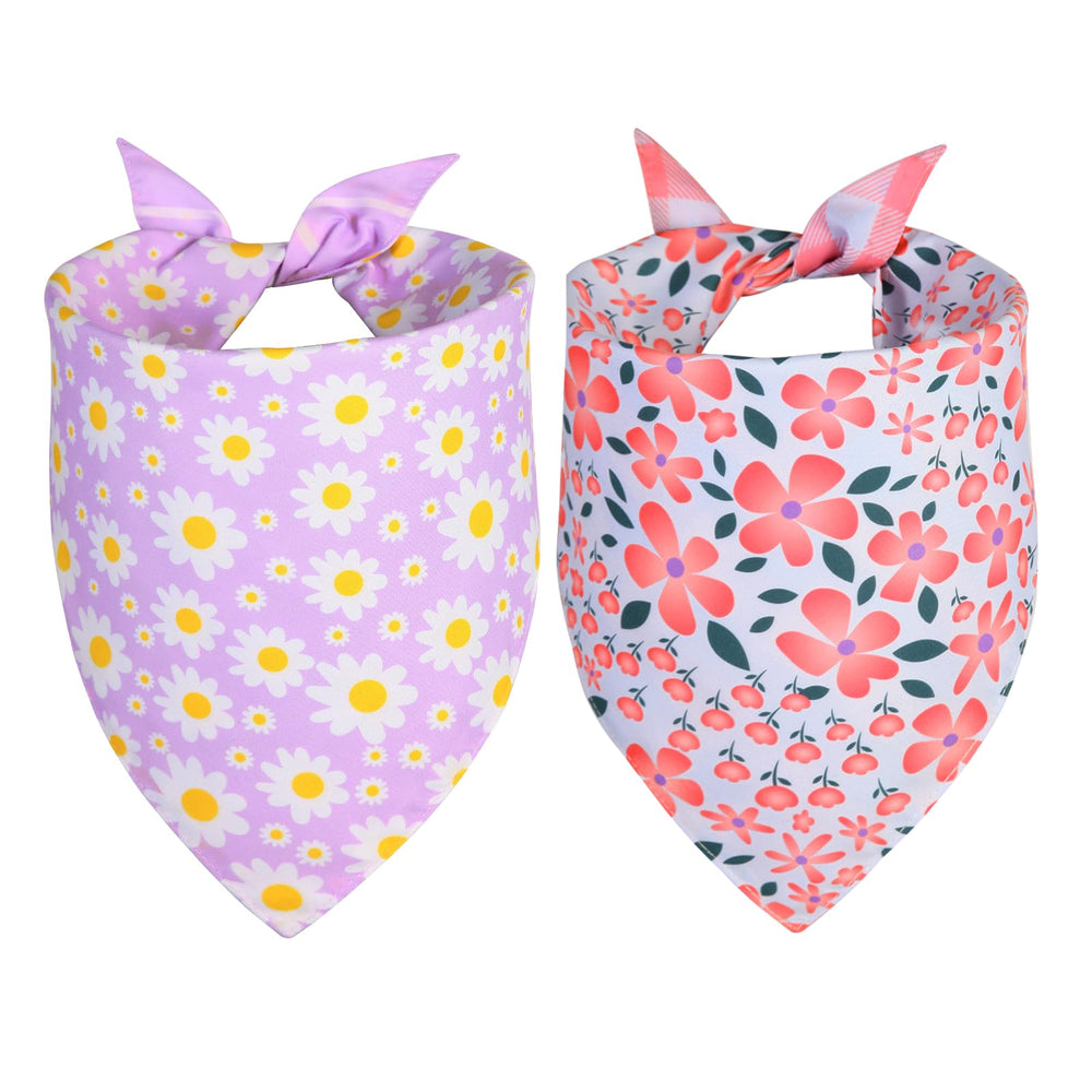 Agroon bandana margarita floral rosa para paseos coloridos