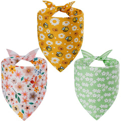 Agroon bandanas primavera diseño floral, ideal para sesiones de fotos con tu mascota