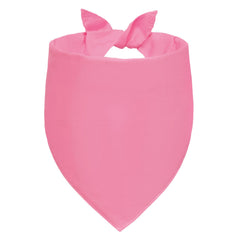 Bandana Agroon rosa XL frente, algodón suave para paseos diarios.
