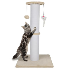 Ahomdoo poste gato 34 pulgadas firme para uso diario