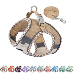 Aiitle arnés teacup perro textura jacquard para mayor comodidad y durabilidad.