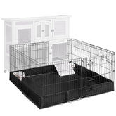 Aivituvin corral de juego para mascotas, vista externa para uso interior o exterior