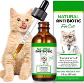 Akareni antibióticos líquidos para gatos en frasco, útiles ante infecciones y digestión