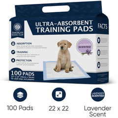 AKC pañales de entrenamiento con seis capas de protección para mayor absorción.
