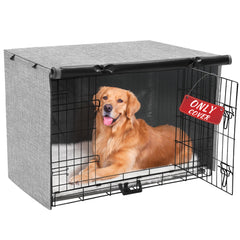 Funda Akinerri para jaula de perro con puerta doble e impermeable 36 pulgadas