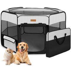 Akinerri jaula-juego mascotas portatil: facil de montar para viajes.