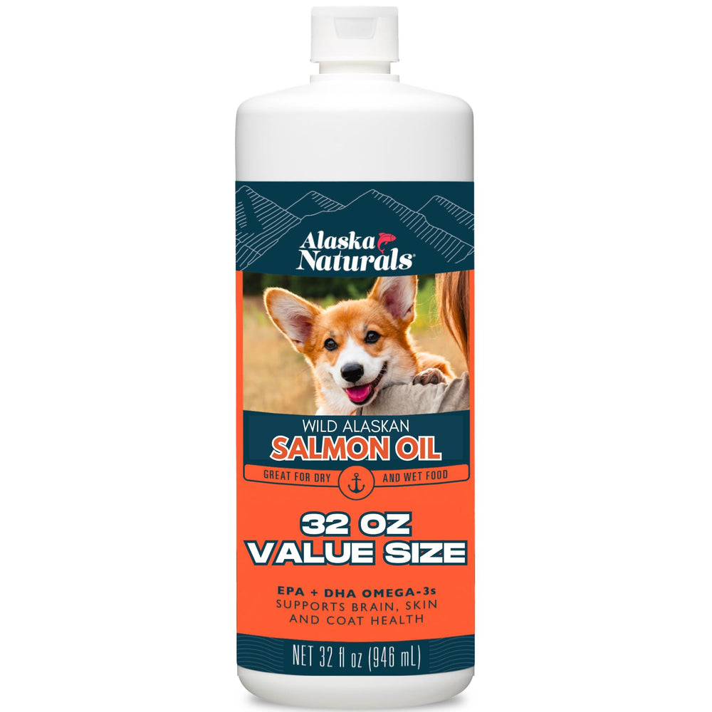 Alaska Naturals aceite salmón salvaje en botella para piel y pelaje