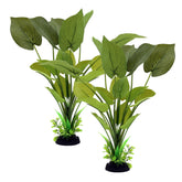 ALEGI plantas de seda para acuario de 12 pulgadas, par, seguras para peces.