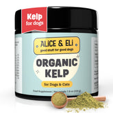 Alice & Eli polvo de alga kelp orgánica para perros, pelaje sano y brillo