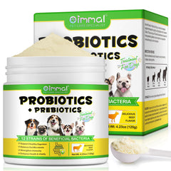 ALIVO Probiotics Polvo para perros en bote favorece la salud digestiva diaria.