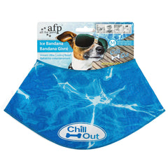 ALL FOR PAWS Bandana-enfriamiento-perro-mediano, mantiene fresco durante paseos.