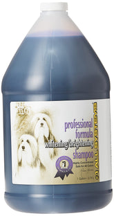 Botella de all-systems shampoo blanqueador para perros y gatos, brillo suave