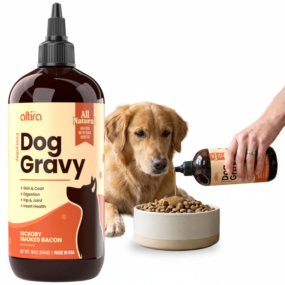 Altira Dog Gravy: vertido sobre comida seca mejora palatabilidad.