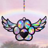 AlweizU Angel Patita Alas Luz: memorial que recuerda a tu perro con luz cálida.