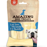 Amazing Dog Treats cachete de res corte grueso sin olor para masticación prolongada