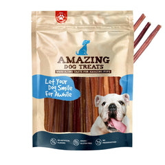 Amazing Dog Treats palitos bully pequeños, empaque de 30 unidades, pensado para recompensas diarias.
