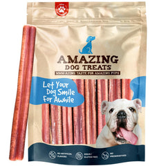 Amazing Dog Treats palitos de res de 15 cm listos para masticar y disfrutar