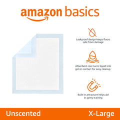 almohadillas de absorción rápida amazon-basics para entrenamiento y viajes.